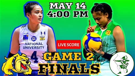 DLSU VS NU GAME 2 FINALS LIVE .